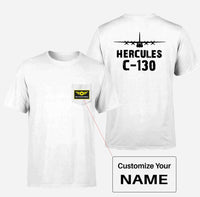 Thumbnail for Hercules C-130 & Plane Designed Pocket T-Shirts