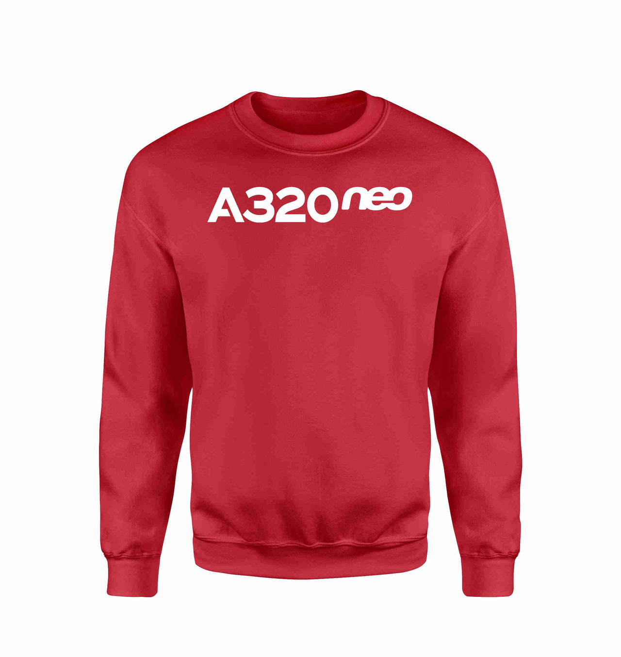 A320neo & Text Designed Sweatshirts