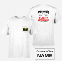 Thumbnail for Flight Attendant Designed Pocket T-Shirts