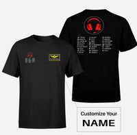 Thumbnail for Aviation Alphabet 3 Double-Side T-Shirts