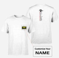 Thumbnail for Aviation Alphabet Designed Pocket T-Shirts