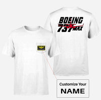 Thumbnail for Amazing 737 Max Designed Pocket T-Shirts