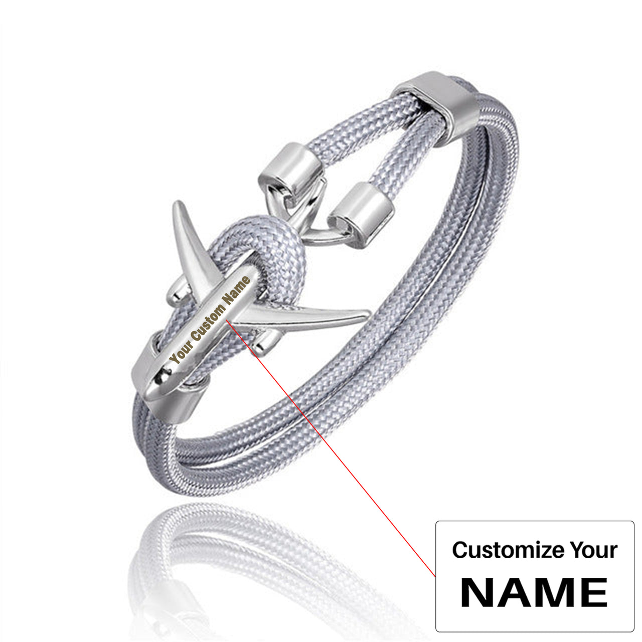 (Edition 2) Super Quality Stylish Airplane Shape Bracelets (Lighter Colours)