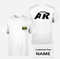 Thumbnail for ATR & Text Designed Pocket T-Shirts