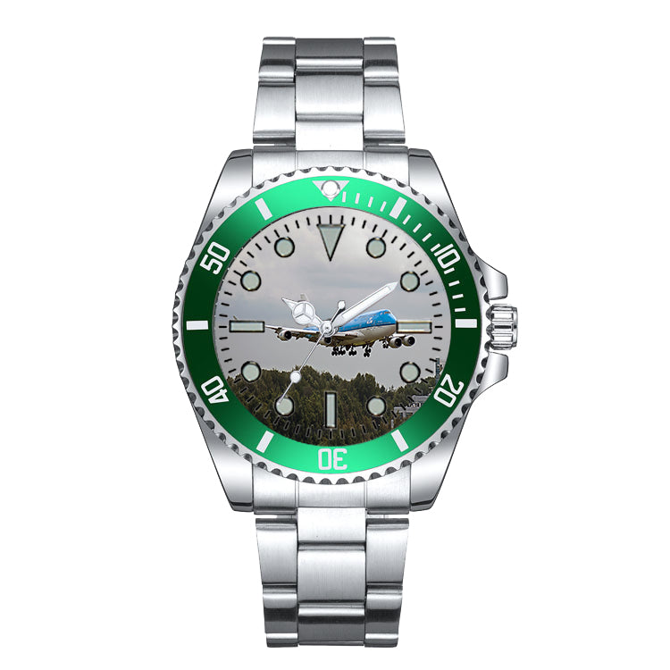 Landing KLM's Boeing 747 Designed Luxury Aviators Best Choice Watches