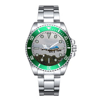 Thumbnail for Landing KLM's Boeing 747 Designed Luxury Aviators Best Choice Watches