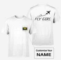 Thumbnail for Just Fly It & Fly Girl Designed Pocket T-Shirts