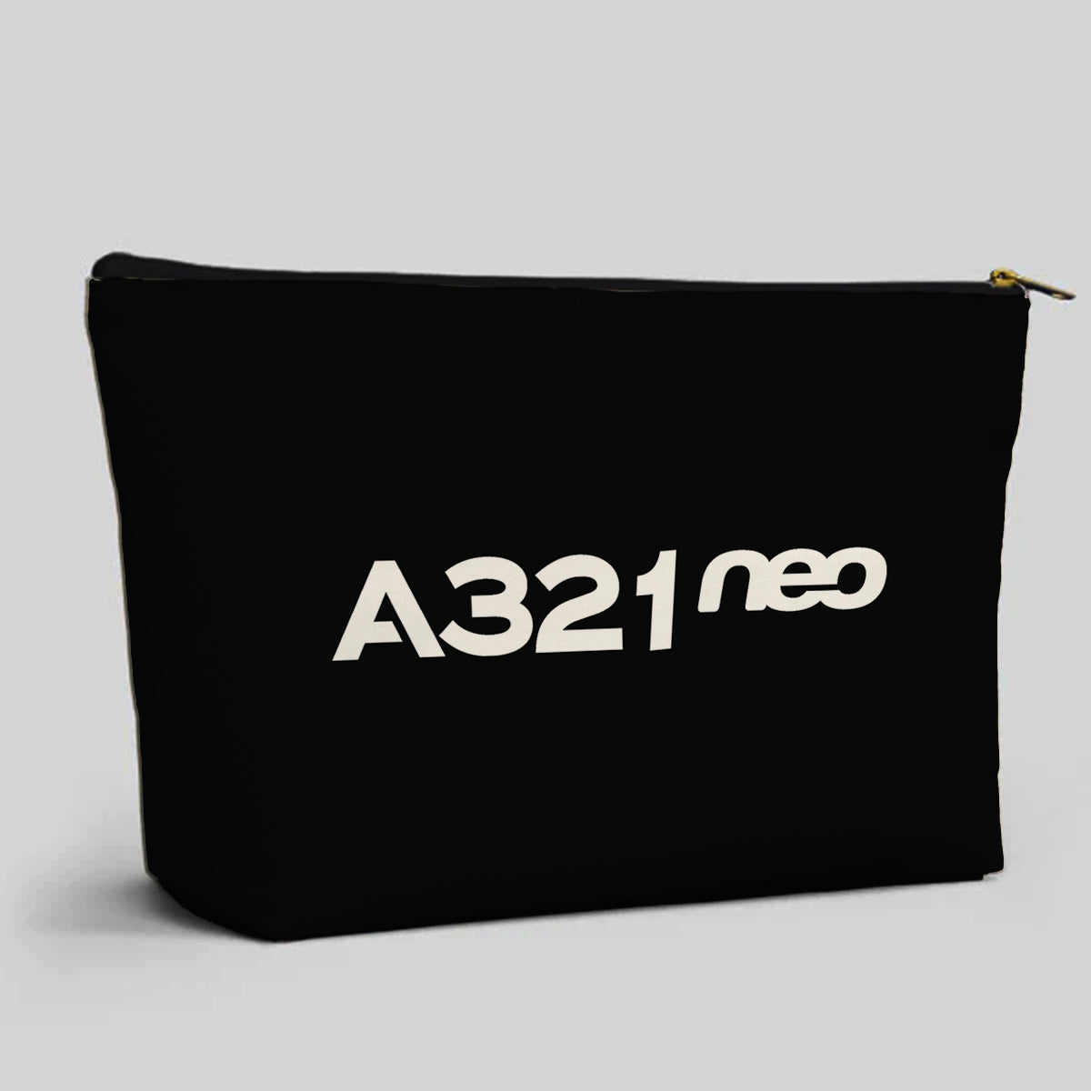 A321neo & Text Designed Zipper Pouch