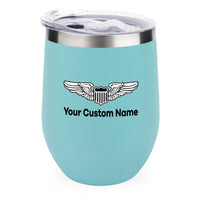 Thumbnail for Custom Name (Military Badge) Designed 12oz Egg Cups