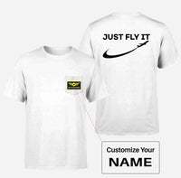 Thumbnail for Just Fly It 2 Designed Pocket T-Shirts