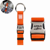 Thumbnail for Amazing Airbus A321neo Designed Portable Luggage Strap Jacket Gripper