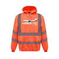 Thumbnail for The Airbus A350 WXB Designed Reflective Hoodies