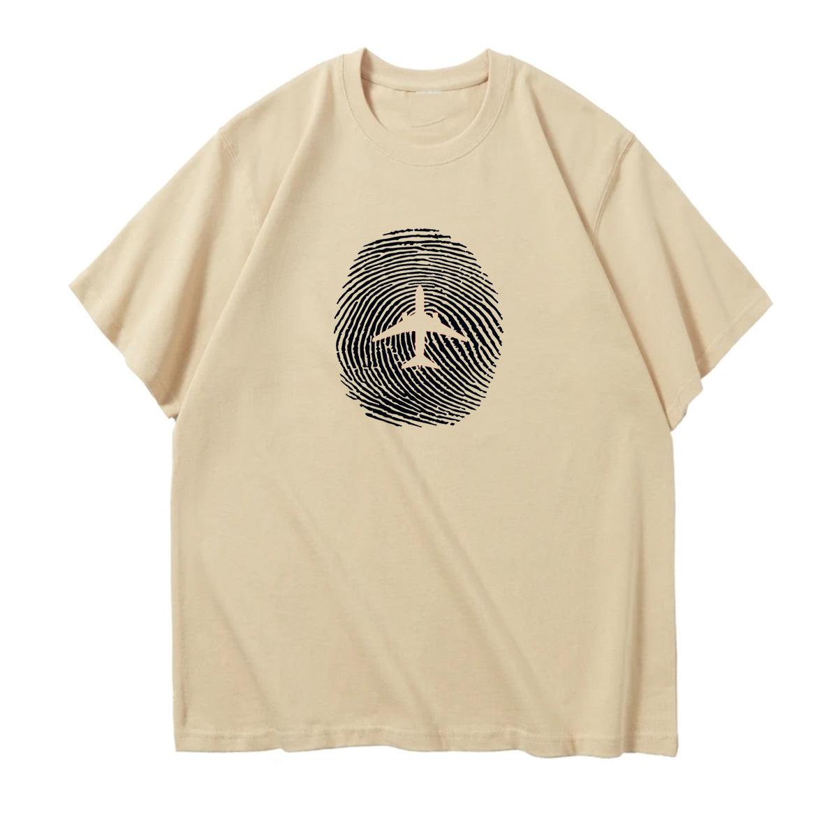 Aviation Finger Print Designed Relax Fit T-Shirts