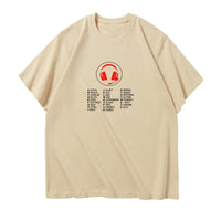 Thumbnail for Aviation Alphabet 3 Designed Relax Fit T-Shirts