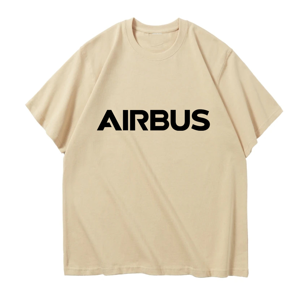 Airbus & Text Designed Relax Fit T-Shirts