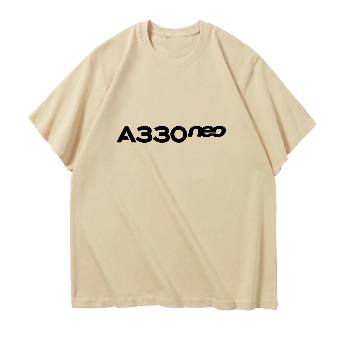 A330neo & Text Designed Relax Fit T-Shirts