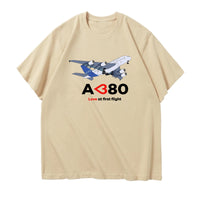 Thumbnail for Airbus A380 Love at first flight Designed Relax Fit T-Shirts