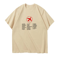 Thumbnail for Aviation Alphabet 2 Designed Relax Fit T-Shirts