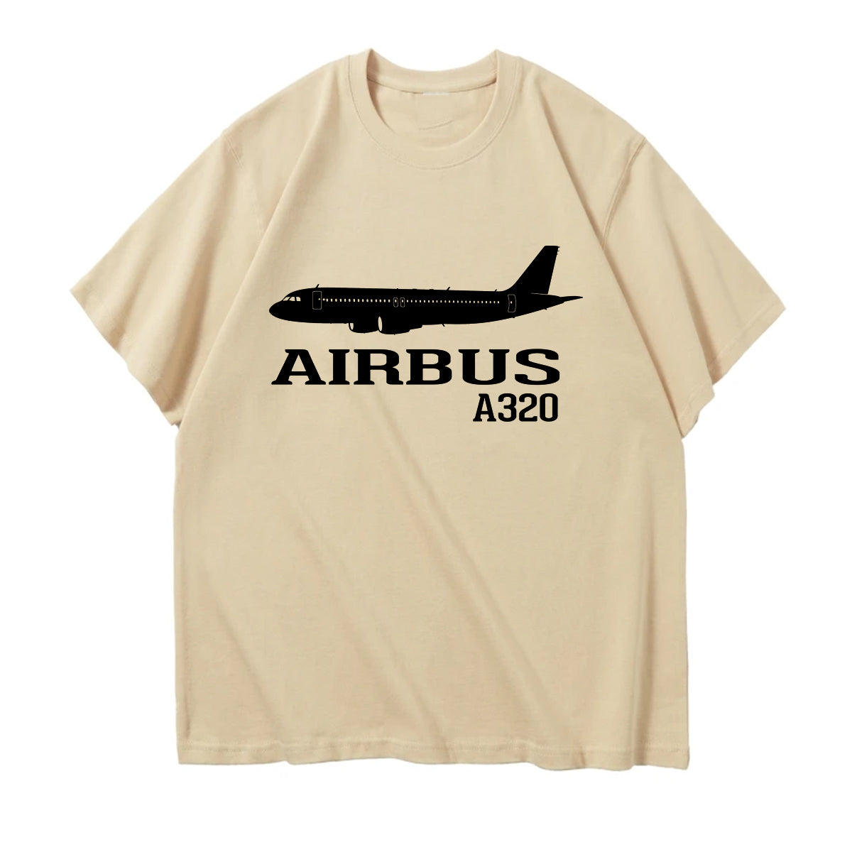 Airbus A320 Printed Designed Relax Fit T-Shirts