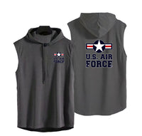 Thumbnail for US Air Force Designed Hooded Tank Tops