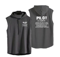 Thumbnail for Pilot [Noun] Designed Hooded Tank Tops