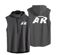 Thumbnail for ATR & Text Designed Hooded Tank Tops