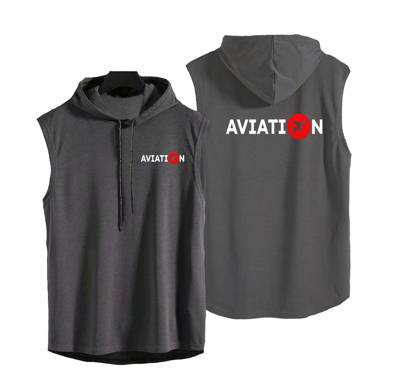 Aviation Designed Hooded Tank Tops