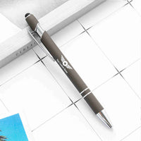 Thumbnail for Custom Name (Badge 4) Designed Ballpens Capacitive Screen Touch Pens