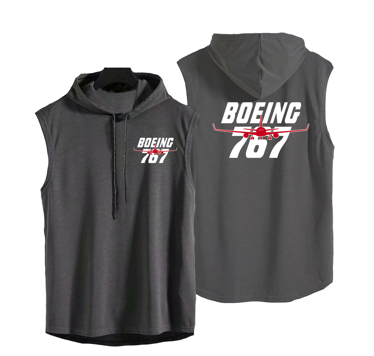 Amazing Boeing 767 Designed Hooded Tank Tops