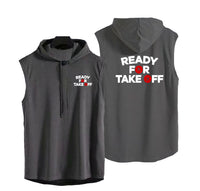 Thumbnail for Ready For Takeoff Designed Hooded Tank Tops