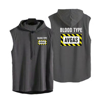 Thumbnail for Blood Type AVGAS Designed Hooded Tank Tops