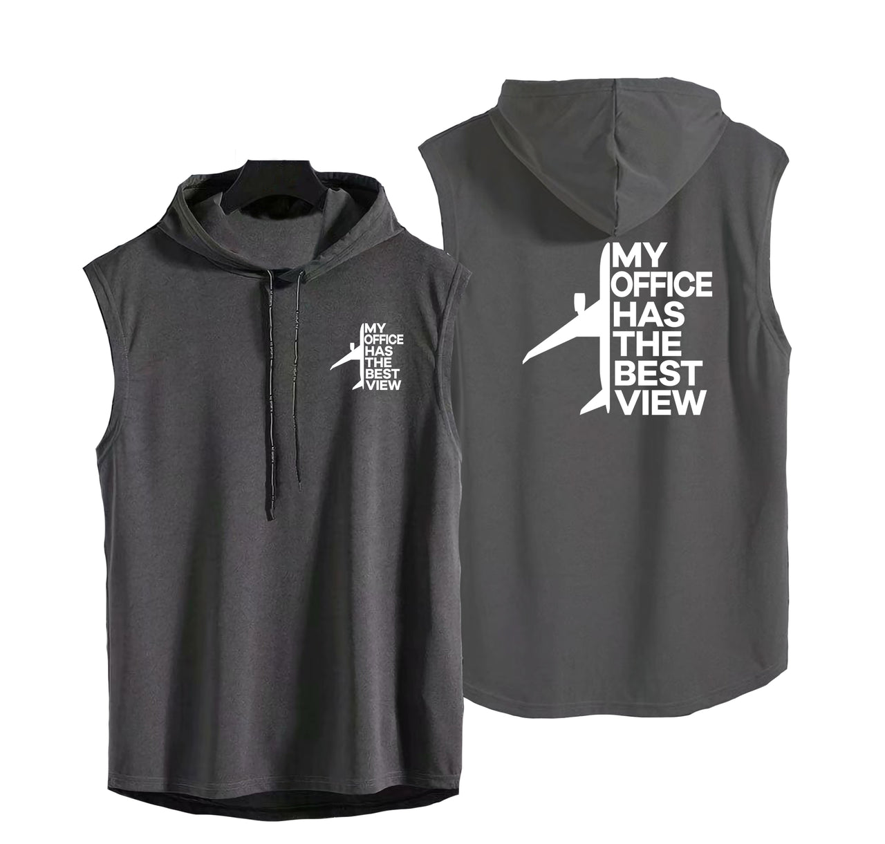 My Office Has The Best View Designed Hooded Tank Tops