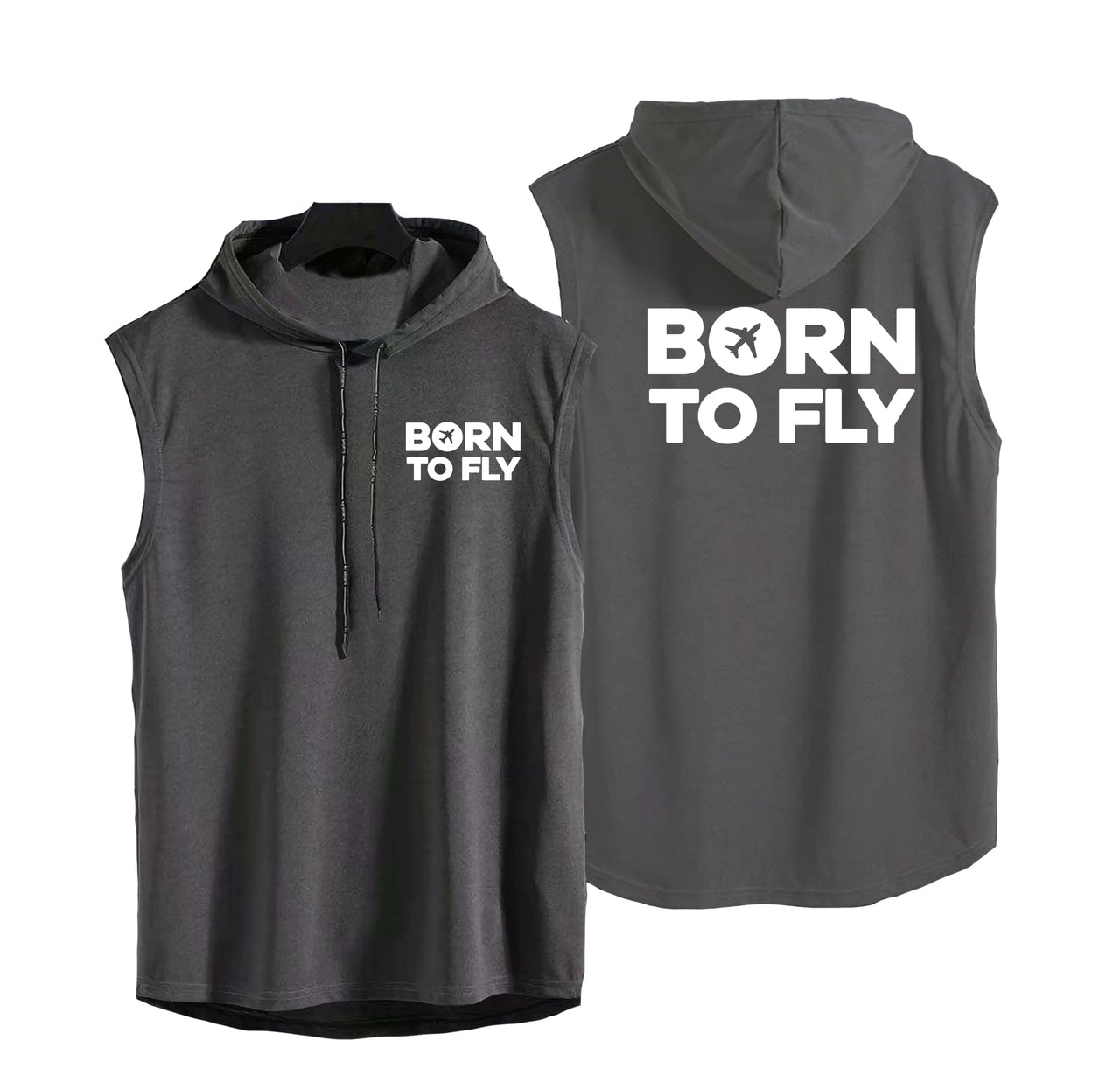 Born To Fly Special Designed Hooded Tank Tops