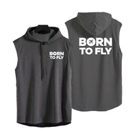 Thumbnail for Born To Fly Special Designed Hooded Tank Tops