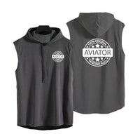 Thumbnail for %100 Original Aviator Designed Hooded Tank Tops