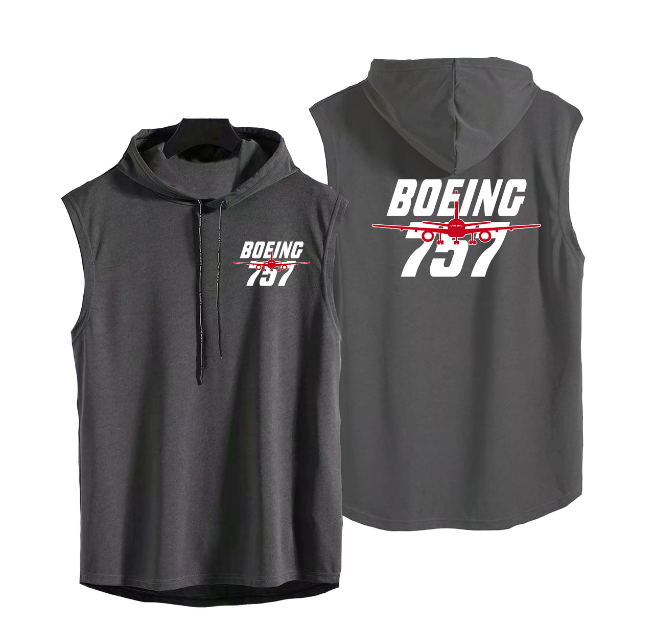 Amazing Boeing 757 Designed Hooded Tank Tops