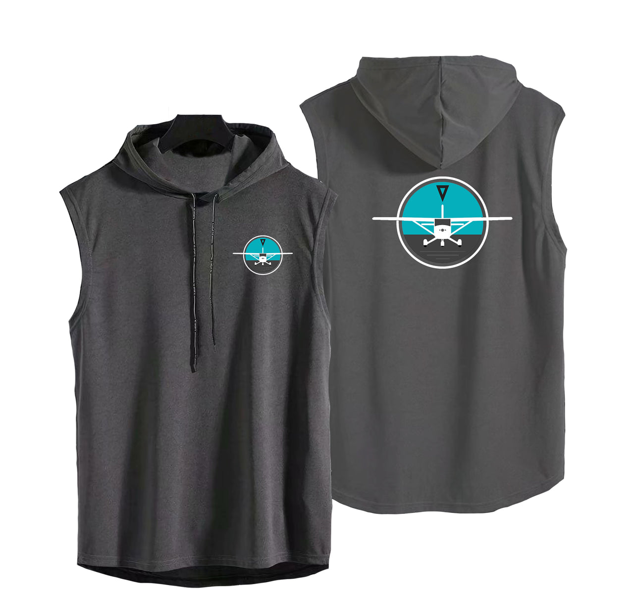 Cessna & Gyro Designed Hooded Tank Tops