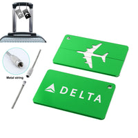 Thumbnail for Delta Air Lines Designed Aluminum Luggage Tags