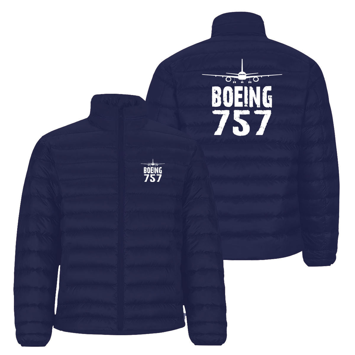 Boeing 757 & Plane Designed Padded Jackets