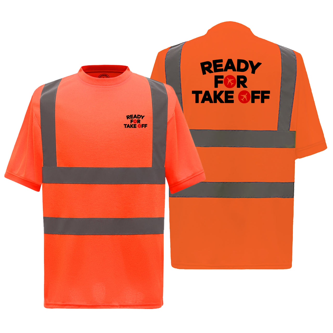 Ready For Takeoff Designed Reflective T-Shirts