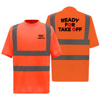 Thumbnail for Ready For Takeoff Designed Reflective T-Shirts