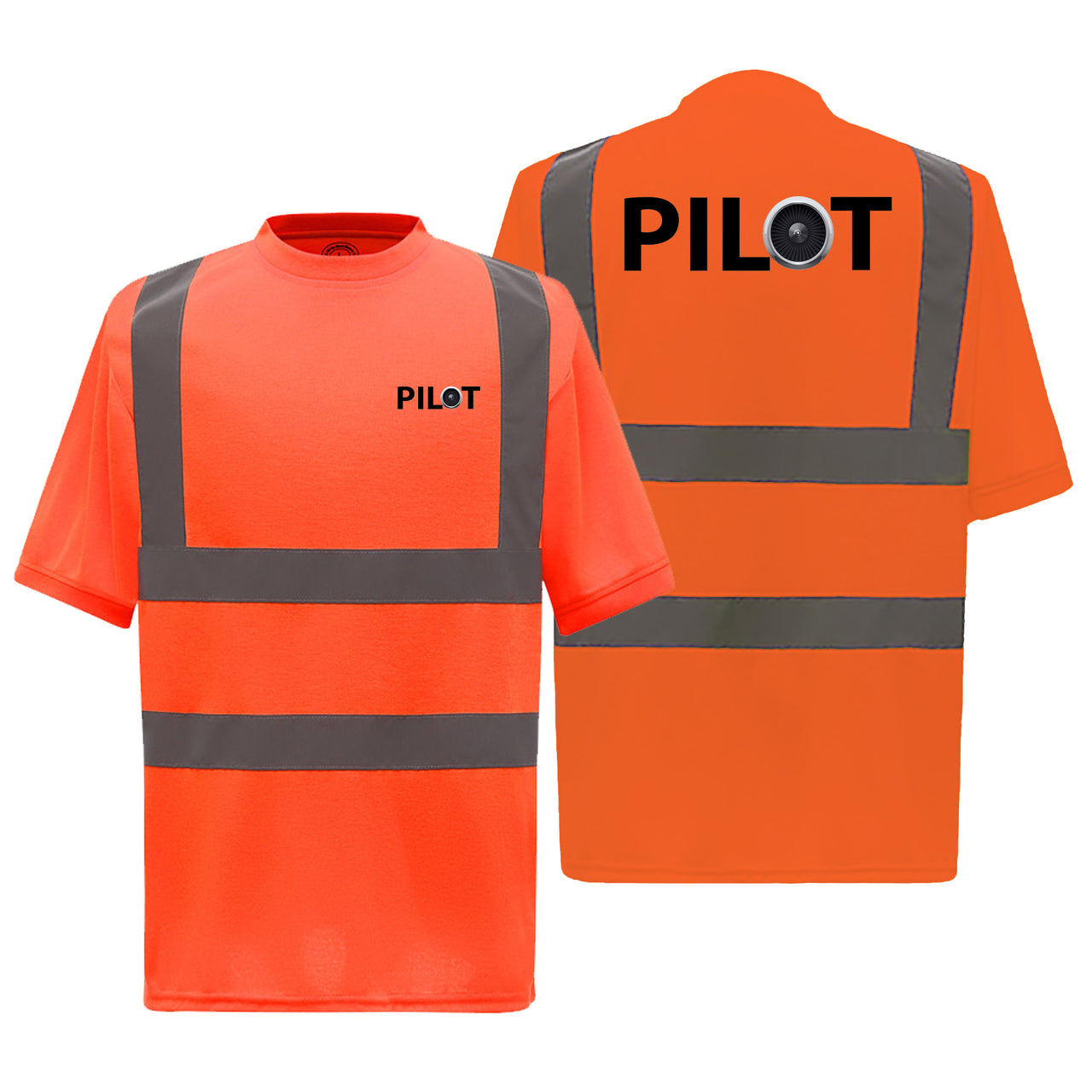 Pilot & Jet Engine Designed Reflective T-Shirts