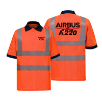 Thumbnail for Airbus A220 Designed Reflective Polo T-Shirts