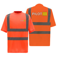 Thumbnail for Pilot & Stripes (4 Lines) Designed Reflective T-Shirts