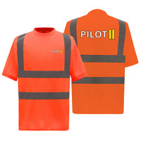 Thumbnail for Pilot & Stripes (2 Lines) Designed Reflective T-Shirts