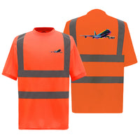 Thumbnail for Multicolor Airplane Designed Reflective T-Shirts