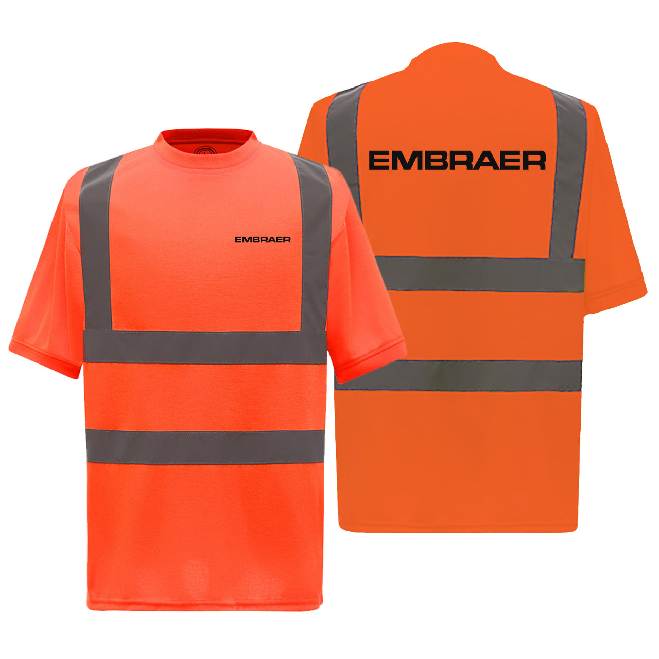 Embraer & Text Designed Reflective T-Shirts