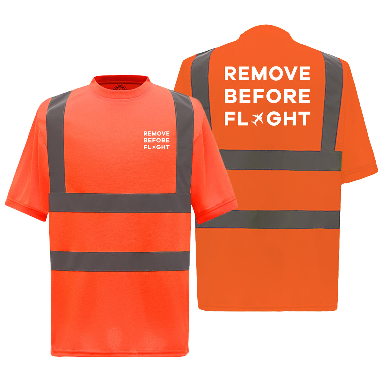 Remove Before Flight Designed Reflective T-Shirts