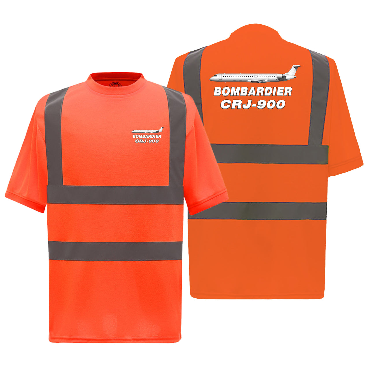 Bombardier CRJ-900 Designed Reflective T-Shirts