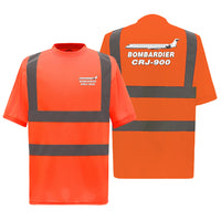 Thumbnail for Bombardier CRJ-900 Designed Reflective T-Shirts